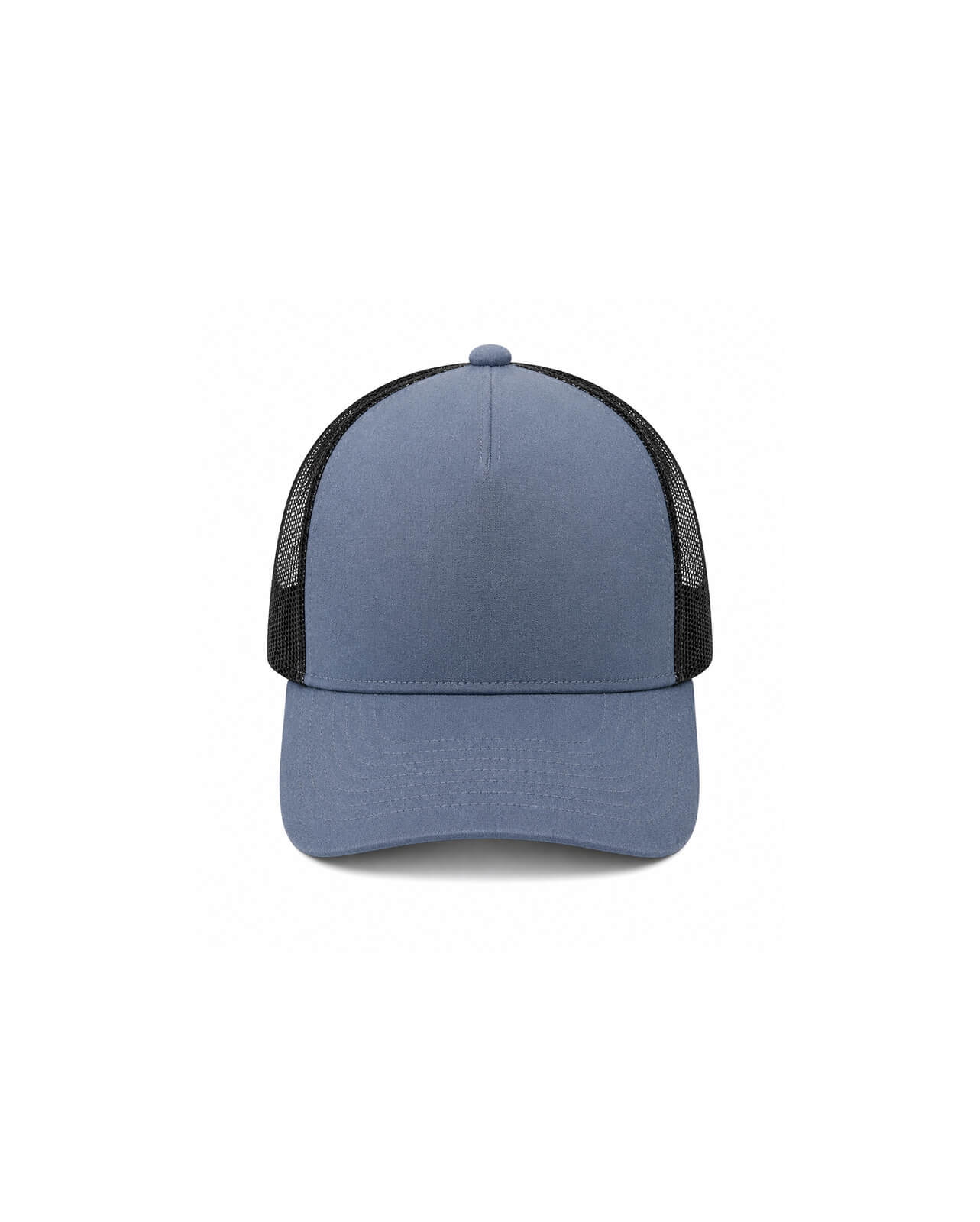 Trucker Cap | Grey & Black Adjustable Mesh Cap for Custom Patches